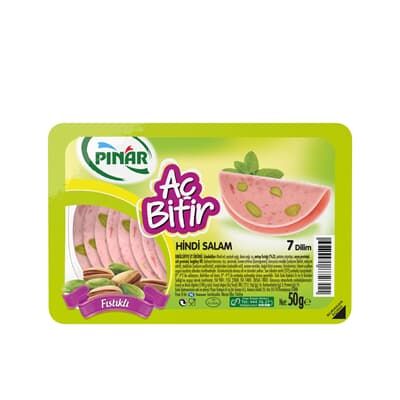 AÇ BİTİR SALAM HİNDİ FISTIKLI 50GR