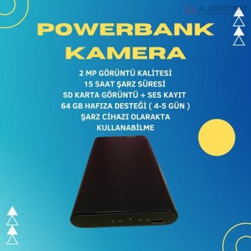 Power Bank Kamera - Gizli Kamera