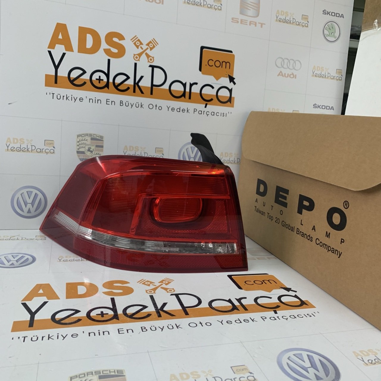 Volkswagen Passat 2011 Sonrası Sol Dış Stop Lambası Depo Marka Taiwan 3Ae945095C