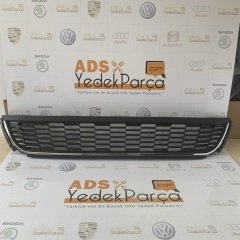 Volkswagen Polo 2009 Sonrası Ön Tampon Orta Izgara Kromlu 6R0853677A