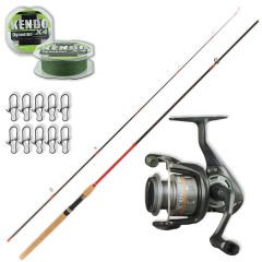 Okuma Revenger 40 - Remixon Red Zoom 240 cm Spin Olta Seti