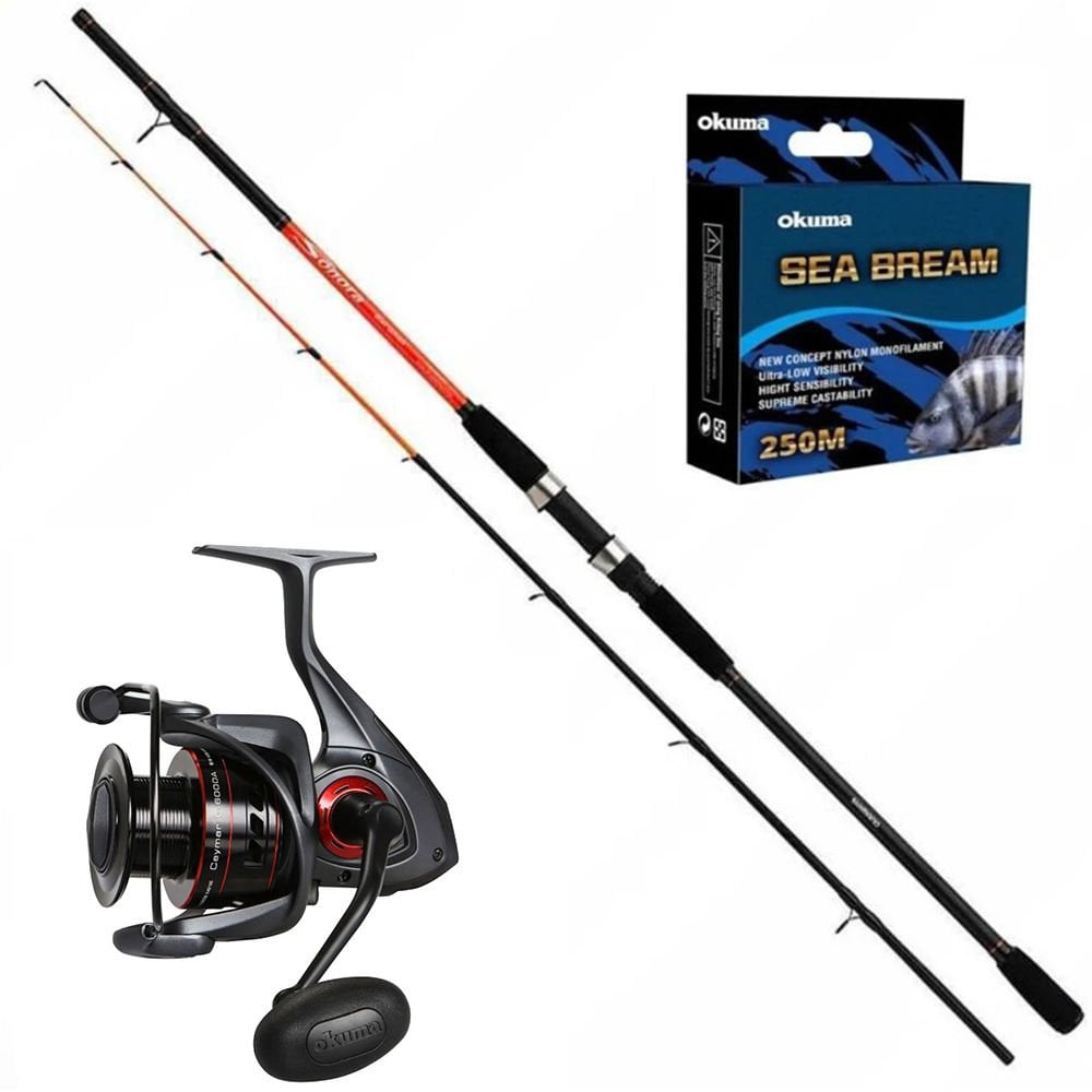 Okuma Ceymar 6000 - Shimano Sonora 180cm Tekne Olta Seti