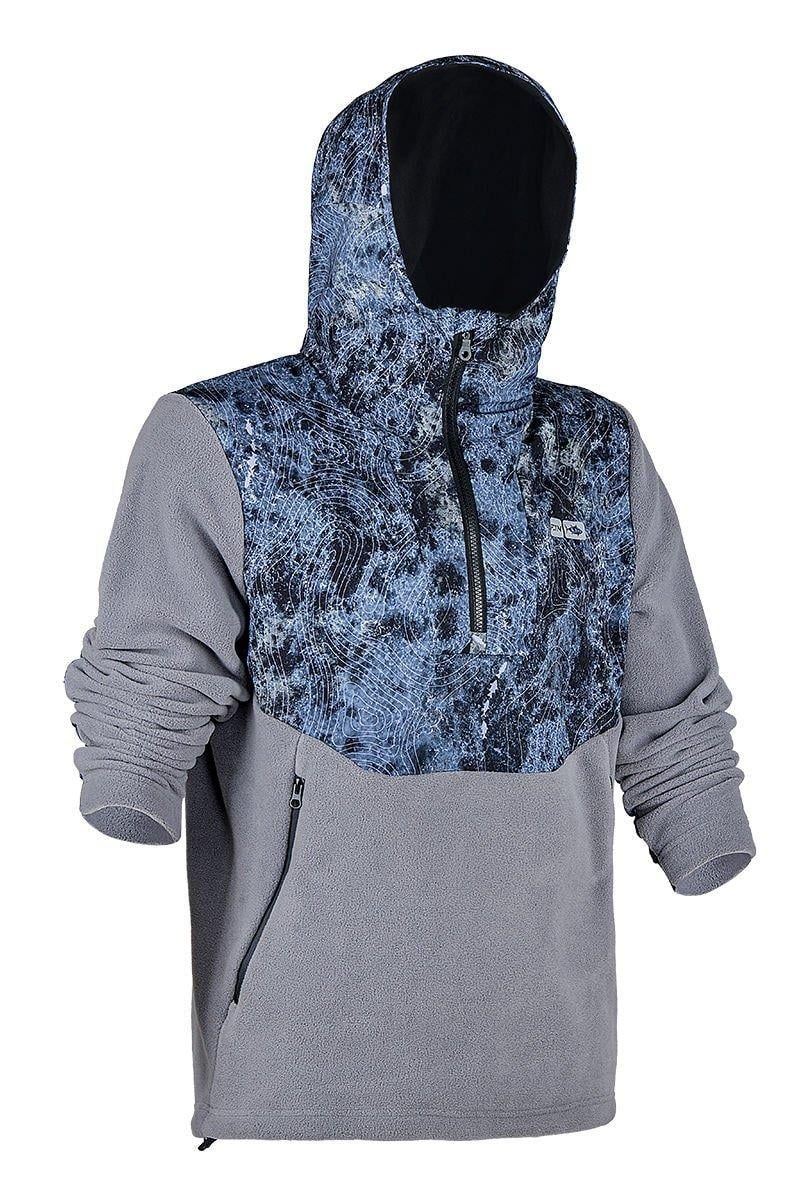 Fujin SeaGame Technical Polar Hoodie Grey Reef