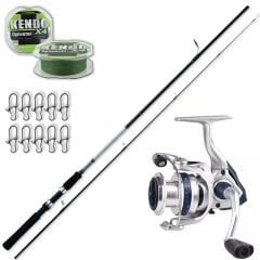 Okuma Aria 3000 - Daiwa Sweepfire 240cm 20-40gr Spin Olta Seti