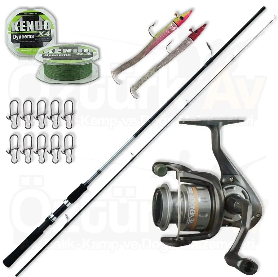 Okuma Revenger 40 - Daiwa Sweepfire 210cm Spin Olta Seti