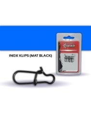 Captain 5017 Sahte Balık Klipsi Snap Strong 10'lu Paket Black Nikel