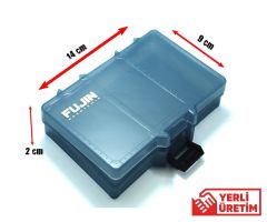 Fujin Tackle Box 15RD 14cm Maket Balık Kutusu Gri