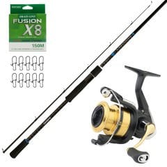 Shimano Bassterra 274 Cm 7-30gr - Daiwa RS 3000 Spin Olta Seti