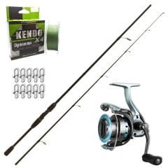 Okuma Alaris 20 - Remixon Double Black 240cm Spin Olta Seti