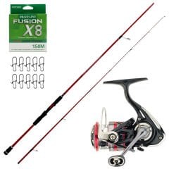 Okuma Red Spin 279cm 10-40gr - Daiwa Ninja 18LT 4000 Spin Olta Seti