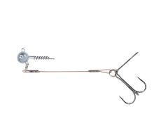 Balzer 16100 Silikon Yemler İçin Çelik Telli Spiral Kafa Rig 5.5cm