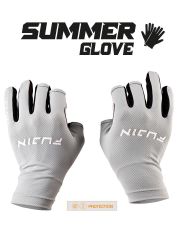 Fujin Pro Angler S24 Summer Gloves Grey