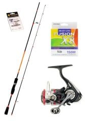 Daiwa Ninja 1000 - Fujin Salty Rugger Kurodai 230cm 2-15gr LRF Olta Seti