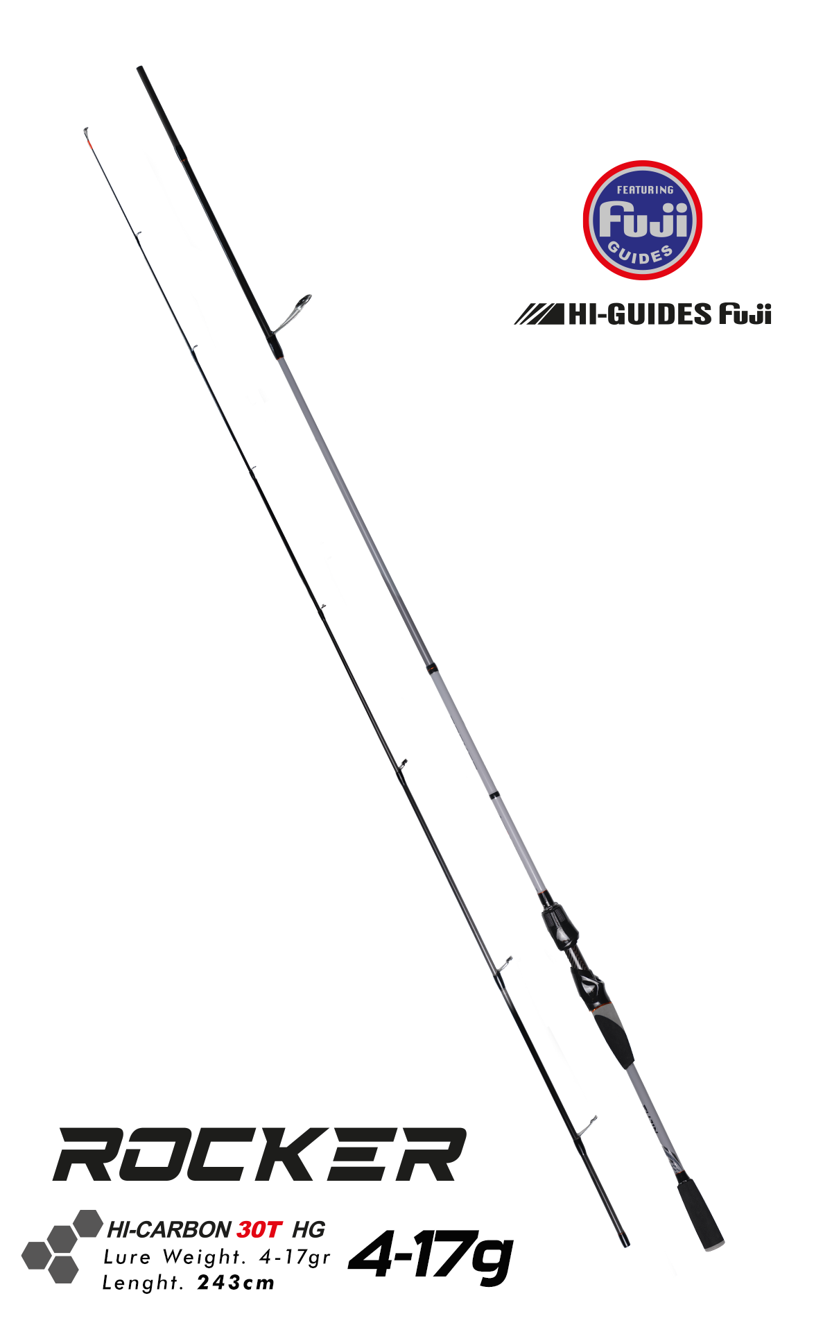 Fujin Rocker 243cm 4-17gr Light Spin Kamışı