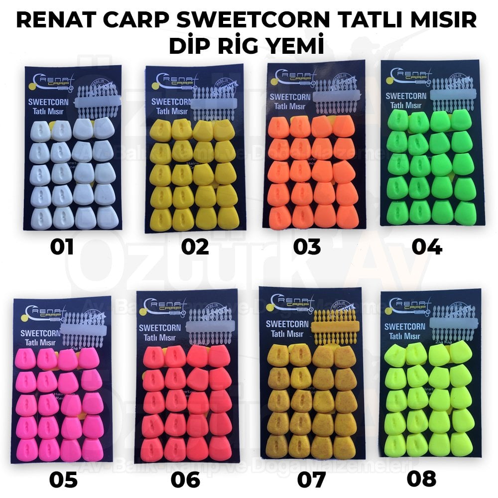 Renat Carp Sweetcorn Tatlı Mısır Dip Rig Yemi