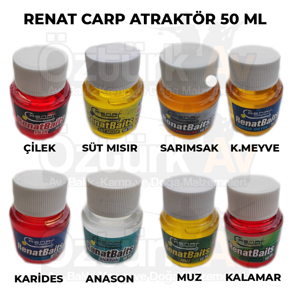 Renat Carp Sazan Atraktör Yem Katkısı 50ML