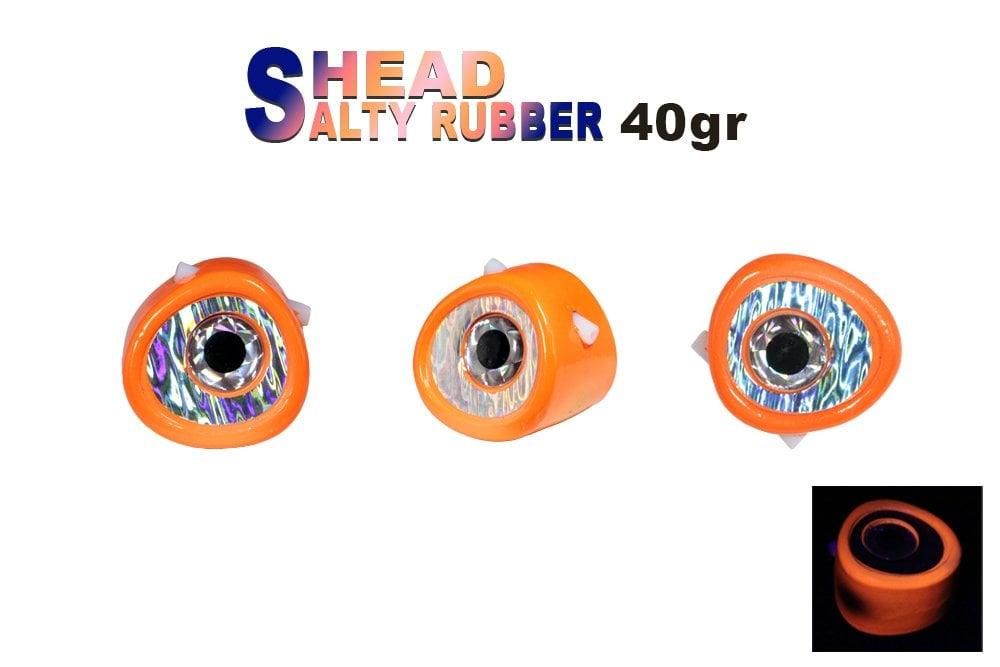 Fujin Salty Rubber Head 40gr Kafa 05 Orange 3D Eye