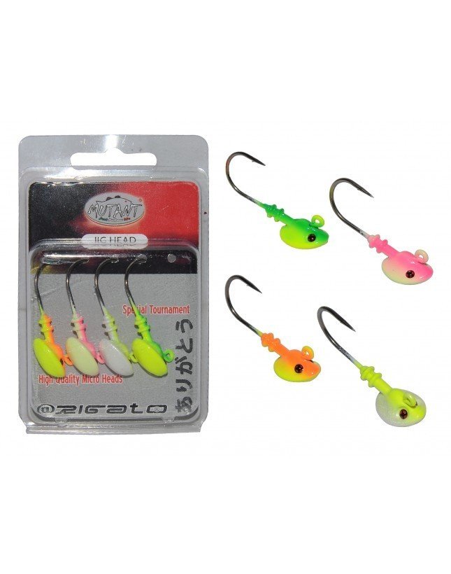 Mutant 6411 Jig Head Rigato Stunner 4'lü Mix Set