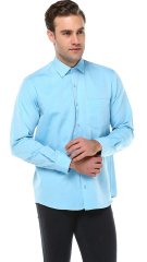 Varetta Erkek Açık Mavi Klasik Kesim Düz Oxfort Gömlek