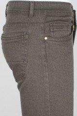 Erkek Taş Rengi  Skinny Fit Likralı Jeans Kot Pantolon