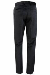 Varetta Erkek Siyah Kışlık İçi Yünlü Polarlı Klasik Kesim Kadife Pantolon
