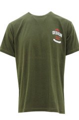 Erkek Yeşil Büyük Beden Kısa Kollu Likralı Regular Kesim Erkek T-Shirt