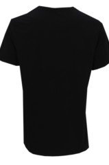 Erkek Siyah Büyük Beden Kısa Kollu Likralı Regular Kesim Erkek T-Shirt