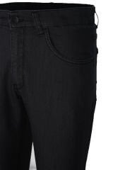 Varetta Erkek Siyah Üstten Cepli Yazlık Tensel Kot Pantolon
