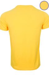 Varetta Erkek Sarı Regular Kesim Simit Yaka Erkek T-shirt