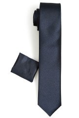 Erkek Bordo Klasik Kesim Uzun Kollu Tek Cepli Gömlek Lacivert Kravat Kombin Set
