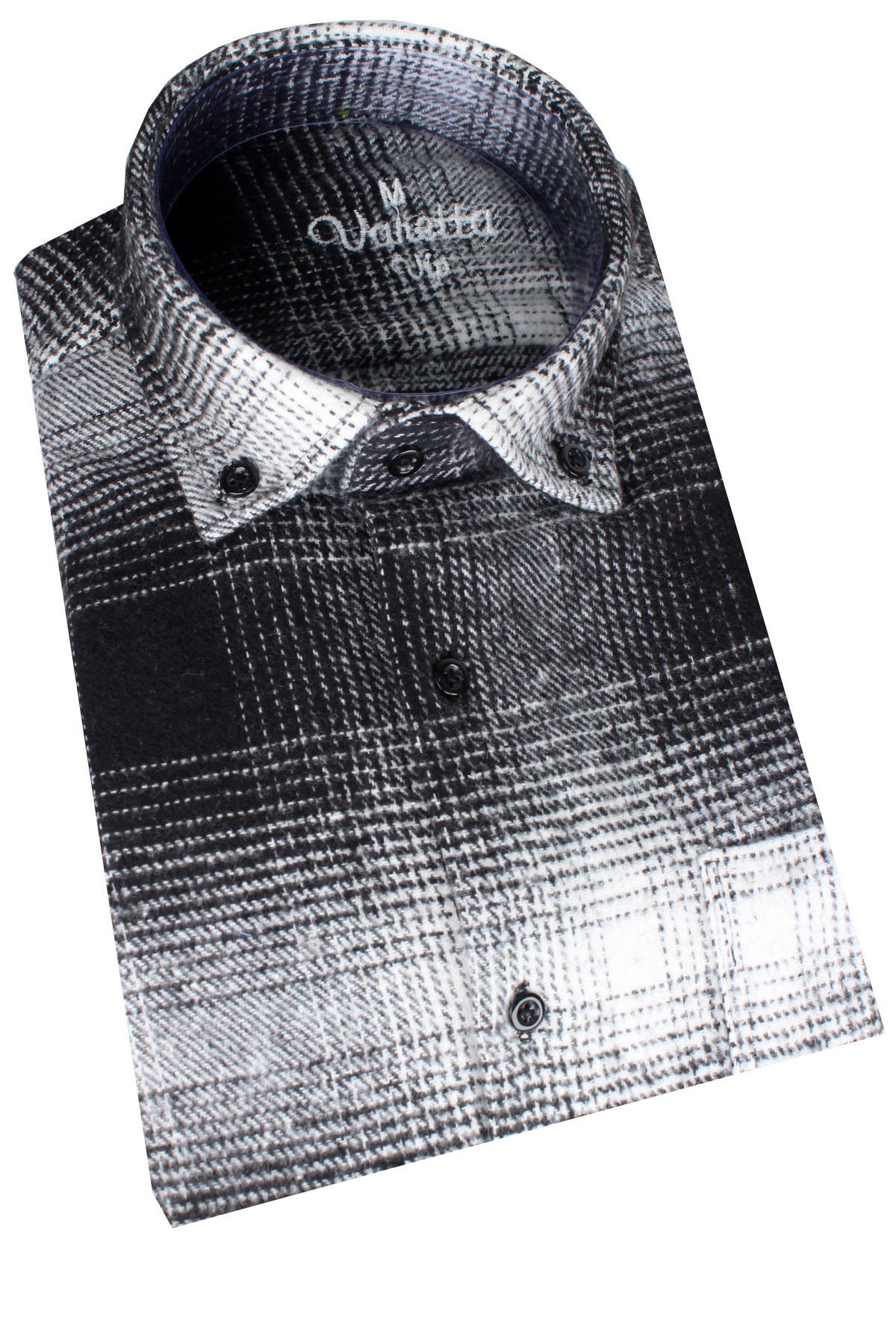 Varetta Erkek Siyah Kalın Kışlık Cepli Oduncu Gömlek