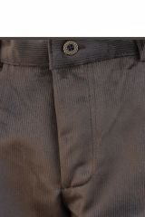 Varetta Erkek Kahverengi Kışlık Çizgili Cepli Klasik Kesim Kadife Pantolon