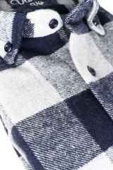 Varetta Erkek Lacivert Kalın Kışlık Cepli Oduncu Gömlek