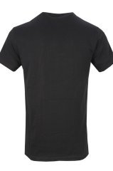 Varetta Erkek Siyah Slim Fit Kesim Kısa Kollu Likralı Erkek T-shirt