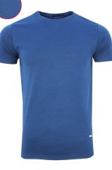 Varetta Erkek İndigo Regular Kesim Simit Yaka T-shirt