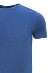 Varetta Erkek İndigo Regular Kesim Simit Yaka T-shirt