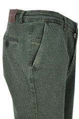 Erkek Yeşil Regulafit Jeans Pantolon