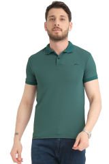 Varetta Yeşil Pamuklu Kısa Kollu Polo Yaka T shirt