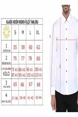 Varetta Erkek Füme Düz Uzun Kollu Pamuklu Keten Efektli Yaka Düğmeli Gömlek