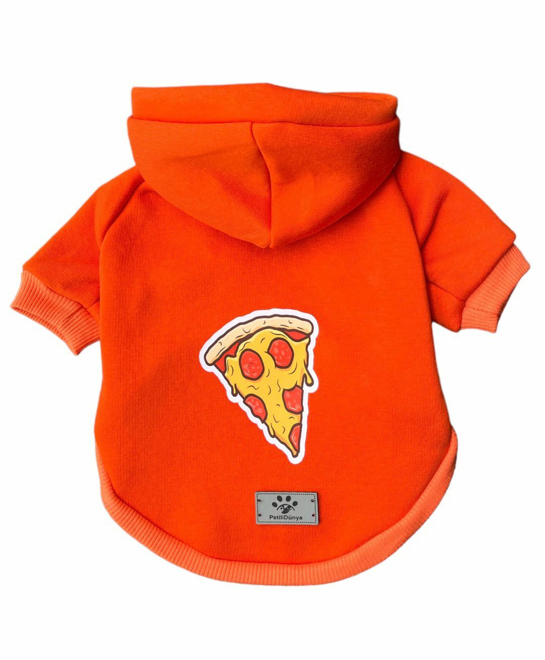 Pizza hoodie sweat köpek kıyafeti