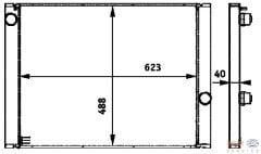 RADYATÖR E-60/61 MEK. KLİ. 5.45İ / N 62(CR582000P)