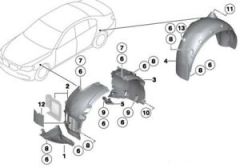 BMW ÇAMURLUK DAVLUMBAZI 7/S F01/02 09-15