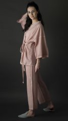 Hitit Kimono Alt-Üst Takım/Gül Kurusu