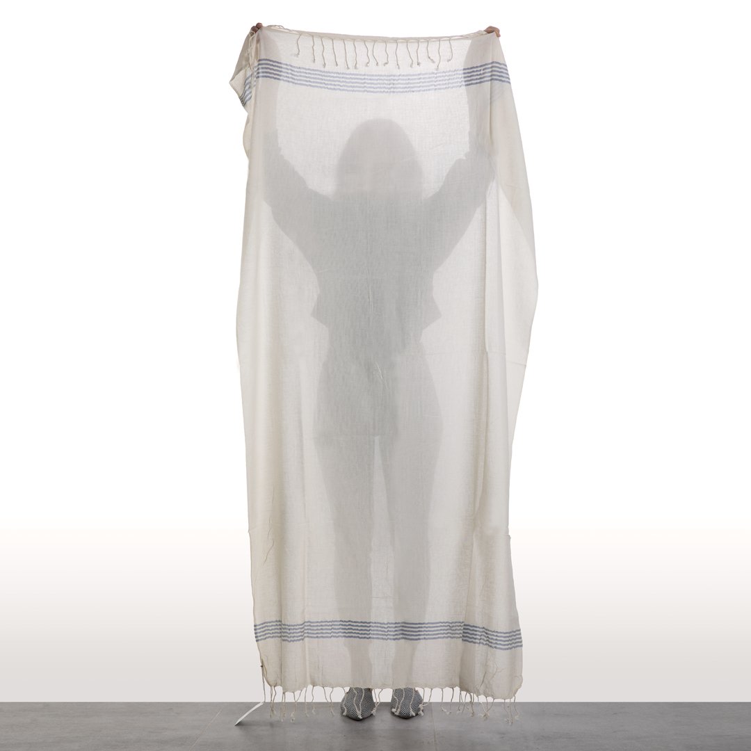 Harem Peştemal/Bej Çizgi