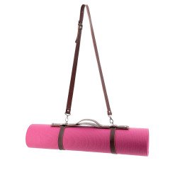 El Yapımı Deri Yoga Mat Çanta