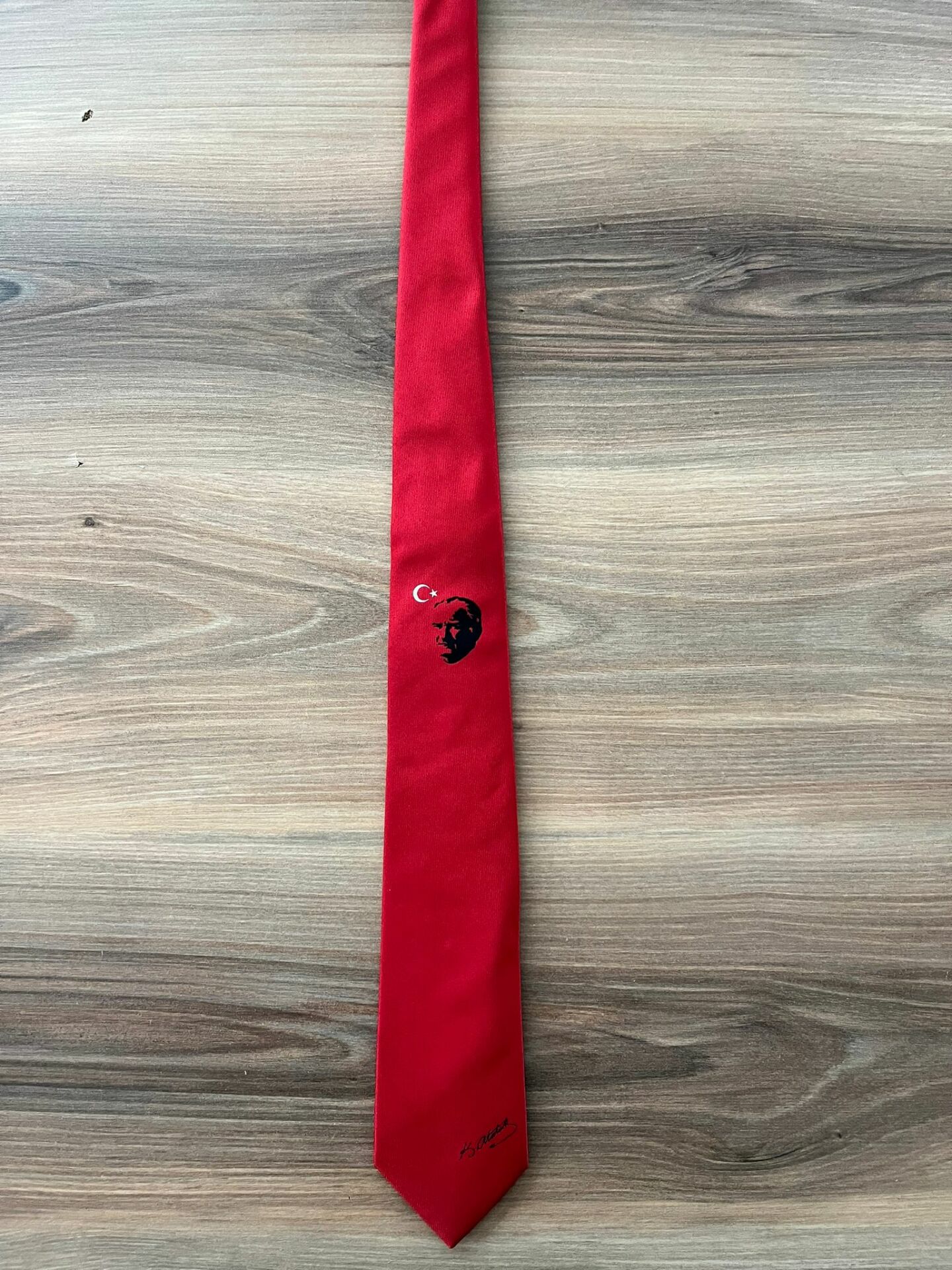 Atatürk Baskılı Kravat