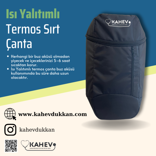 Isı Yalıtımlı Termos Sırt Çantası