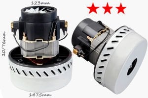 Çift Fanlı Süpürge Motoru 1400 W TK-60 (Bakır Sargılı)