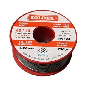 Soldex 60/40 Makara Lehim 200 gr. (1.20 mm)