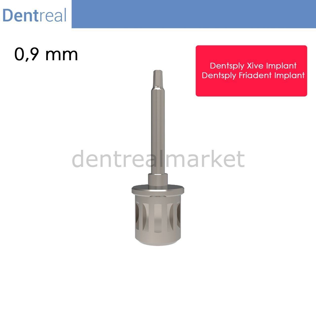 Dentsply Xive Implant için Screwdriver 0,9 mm